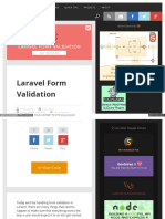 Scotch Io Tutorials PHP Laravel Form Validation PDF