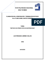 Tarea 1 Metodos de Prediccion de Geopresiones - Jimenez Chillon Luis Fernando - 5PM5