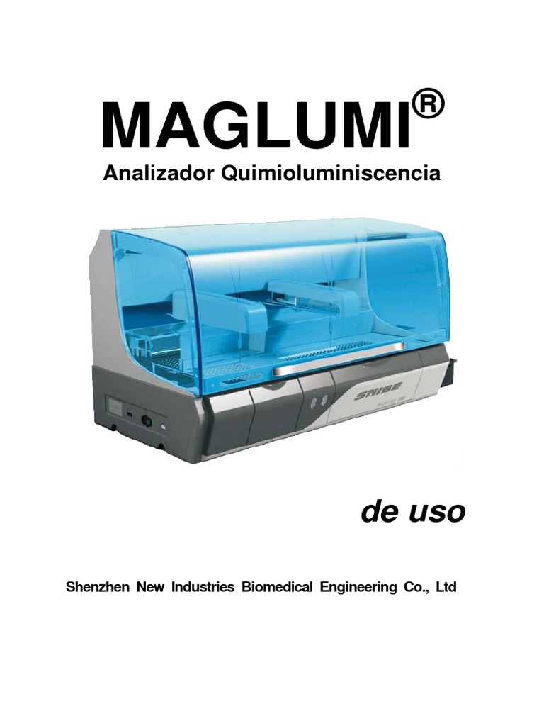 Maglumi Guia Rapida PDF PDF Diagnostico Medico Teclado
