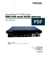 Smartnode™ 10100 Series: Tdm+Voip Smart Media Gateway