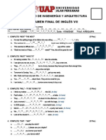 INGLÉS VII EXAMEN FINAL Resuelto