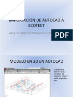 Importacion de Autocad A Ecotect