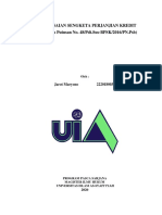 Penyelesaian Sengketa Kredit (Studi Kasus Putusan No. 48-Pdt - Sus-BPSK-2016-PN - PSB) - Jarot Maryono, A.Md., S.H PDF