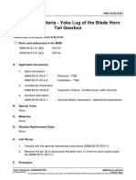 Inspection criteria yoke lug blade horn tail gearbox AS350