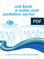 The World Bank and The Water and Sanitation Sector