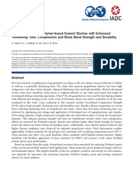 IADC/SPE-178793-MS Development of Geopolymer-Based Cement Slurries With Enhanced Thickening Time, Compressive and Shear Bond Strength and Durability