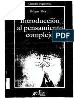 Edgar Morin Introduccion Al Pensamiento Complejo PDF