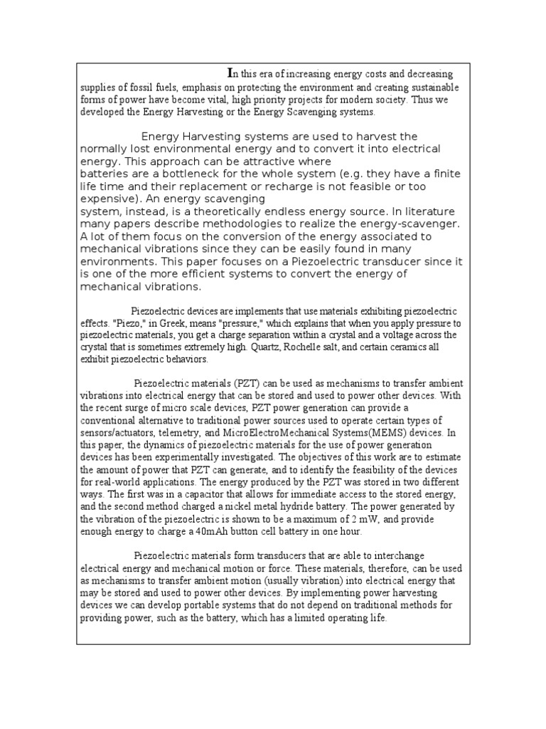Piezoelectric Energy Harvesting Insights | PDF | Energy Harvesting ...