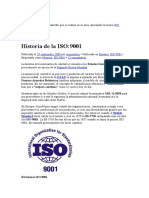 Historia Del Iso 9001-2008