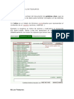 4.3 LOS ÍNDICES Y LOS TESAUROS