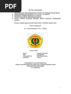 Artikel Keislaman Pdf