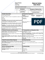 Material Safety Data Sheet: The Clorox Company