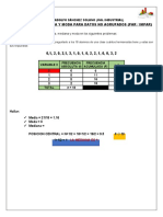 Media, mediana y moda para datos no agrupados