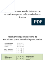 Gauss Jordan