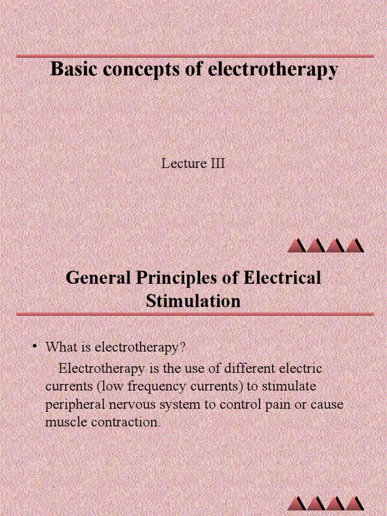 Understanding Electrotherapy Basics | PDF | Alternating Current | Amplitude