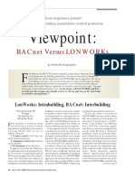 Viewpoint:: Bacnet Versus Lonworks