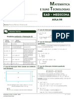 Fatoração de expressões algébricas