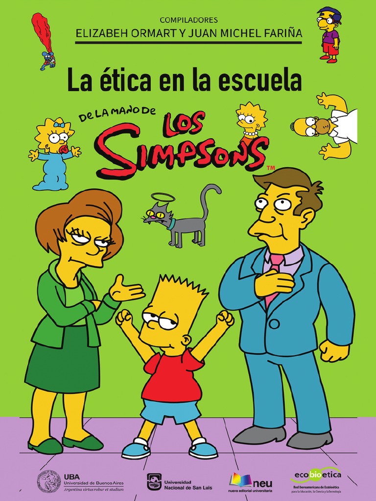 La-Ética-En-La-Escuela - de La Mano de Los Simpsons PDF | PDF | Bart Simpson  | Los Simpsons, image size:768x1024
