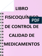 Libro Fisicoquímico de Control de Calidad de Medicamentos. UNSCH