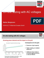 On-Site Testing With AC Voltages: Stefan Bergmann