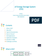 Your 101 of Energy Storage System (ESS) : DK Kim Senior Energy Specialist (Smart Grids) Sdsc-Ene/Sdcc