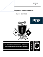 US Army Course - Electronics Course - High Frequency Fixed Station Radio Systems