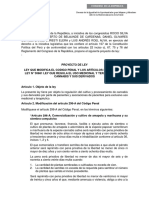 Proyecto de Autocultivo de Cannabis para Uso Medicinal (Alberto de Belaunde y Otros)