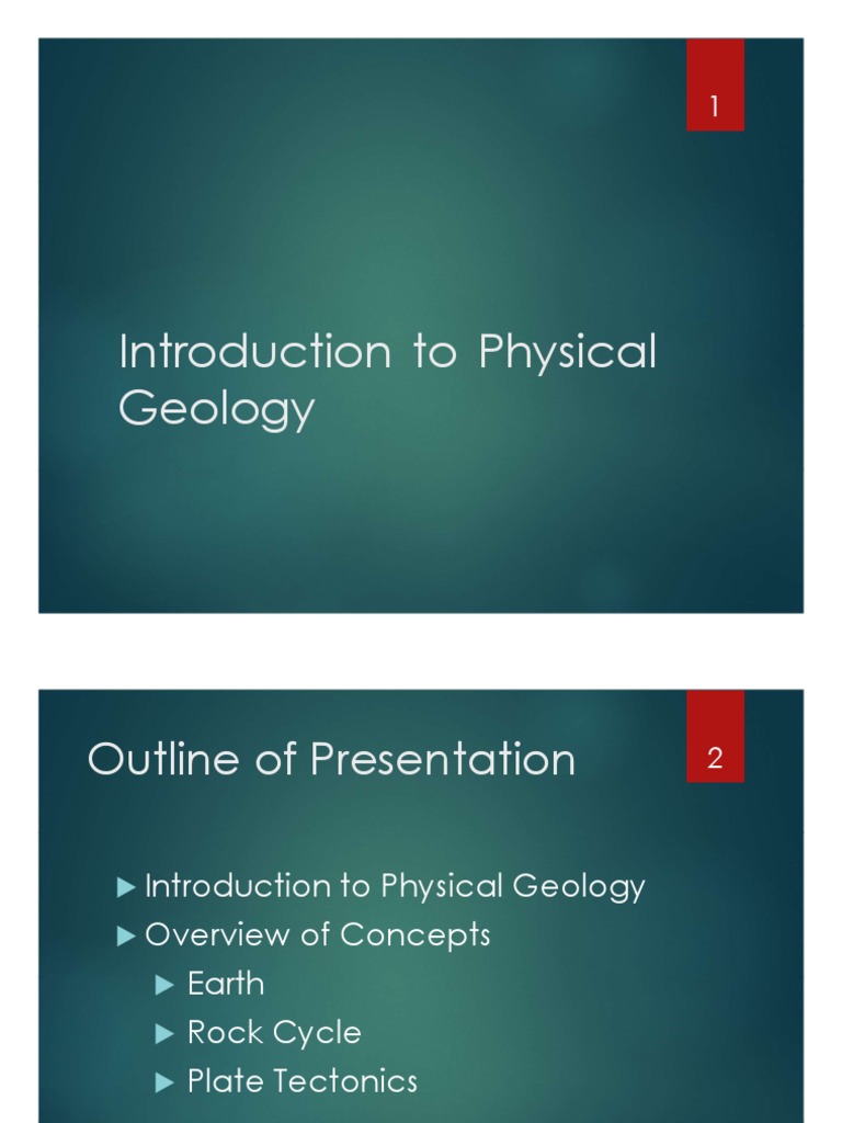 Introduction to Physical Geology | PDF | Plate Tectonics | Earth