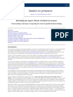 Reframing The Square Wheels of Global Governance: Transcending Vain Hopes of Squaring The Circle in Global Decision-Making