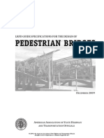 Pedestrian Bridges: LRFD Guide Specifications FOR THE Design OF