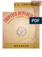 Tríptico Republicano. Democracia-Agrarismo-Paraguayidad. Dr. Edgar L. Ynsfran 