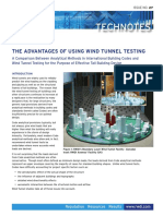 Technotes: The Advantages of Using Wind Tunnel Testing