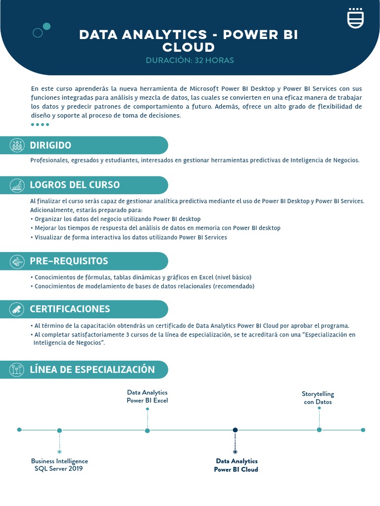 Curso de Power BI 2019: Análisis de Datos | PDF | Analítica predictiva ...