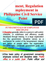 Government Regulation on Employee Discipline in Philippine Civil Service