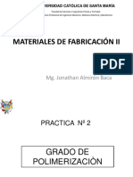 Práctica N°2-Grado de Polimerización y Normalización