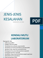 Jenis-Jenis Kesalahan