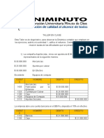 Contabilidad Financiera - Actividad 1 - Taller