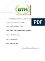 Analisis Ley de Coperativas Honduras