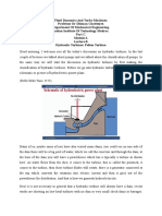 Fluid Dynamics And Turbo Machines. Part C. Module-2. Lecture-8. Hydraulic Turbines: Pelton Turbine