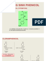 Khaùng Sinh Phenicol: Cloramphenicol (Tifomycin)