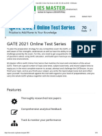 Gate 2021 Online Test Series for ME, CE, EE and ECE - IESMaster