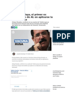 Manuel Zelaya, el primer ex mandatario de AL en aplicarse la vacuna rusa.pdf