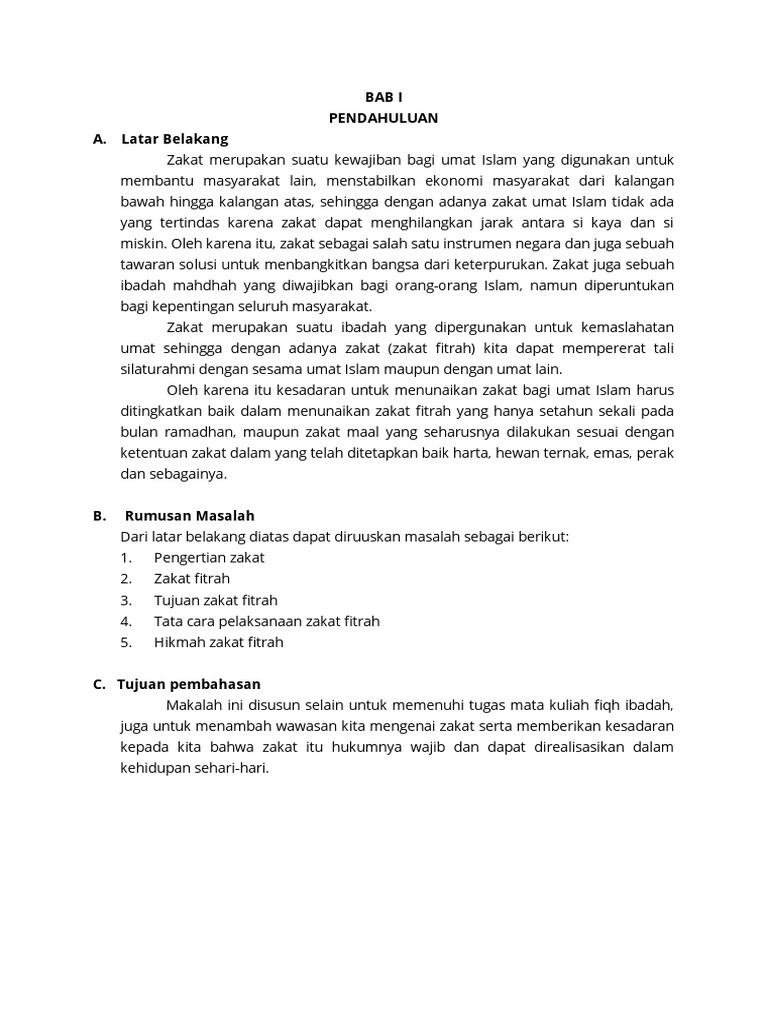 Bab I Pendahuluan A Latar Belakang