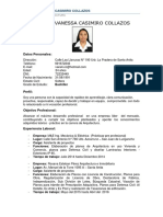 CV Lizbeth Casimiro PDF