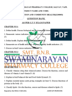 SMT B.N.B. SWAMINARAYAN PHARMACY COLLEGE QUESTION BANK