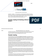 Advantages of Powder Coating vs. Wet Paint, PDF
