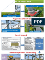 Preparation of Scaffolding: Lock Before Using It