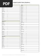 144 Shortcuts For ALT+ (Digits) Symbol Codes (Windows) : Currency and Legal Symbols Glyphs