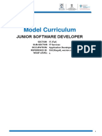 Junior Software developer Curriculam and syllabus