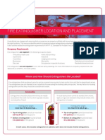 Fire Extinguisher Location and Placement: Fact Sheet